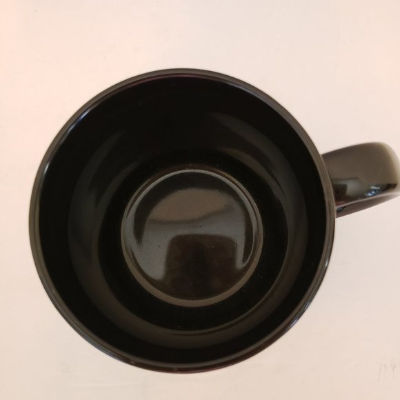 Vintage DC Comics Batman Mug Black with White Logo - Picture 5 of 8